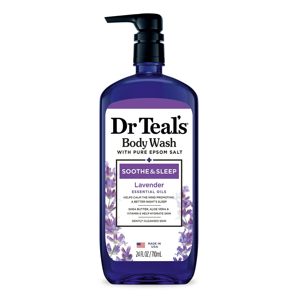 Dr. Teals Ultra Moisturizing Body Wash Sooth And Sleep With Lavender - 24 Oz